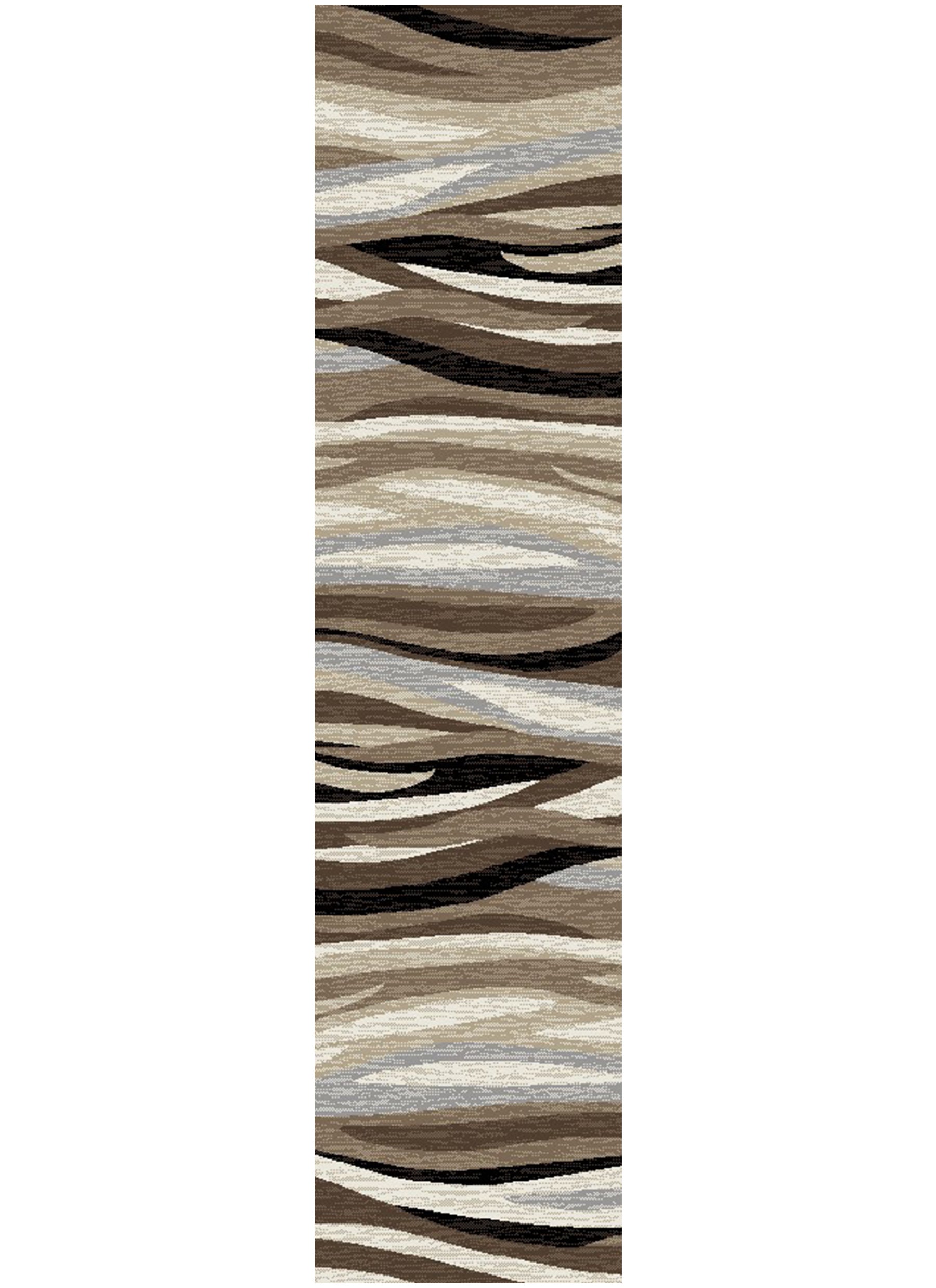 Tacoma Impulse Brown Area Rug