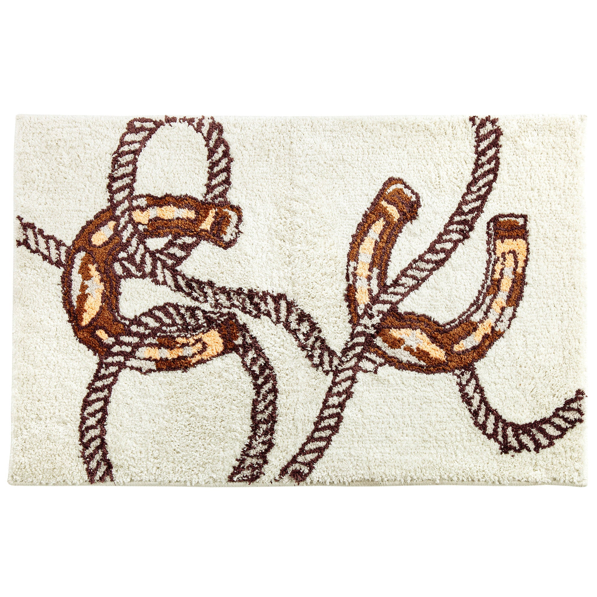 Pierre Equestrian Jacquard Bath & Kitchen Rug Bath or Kitchen Rug
