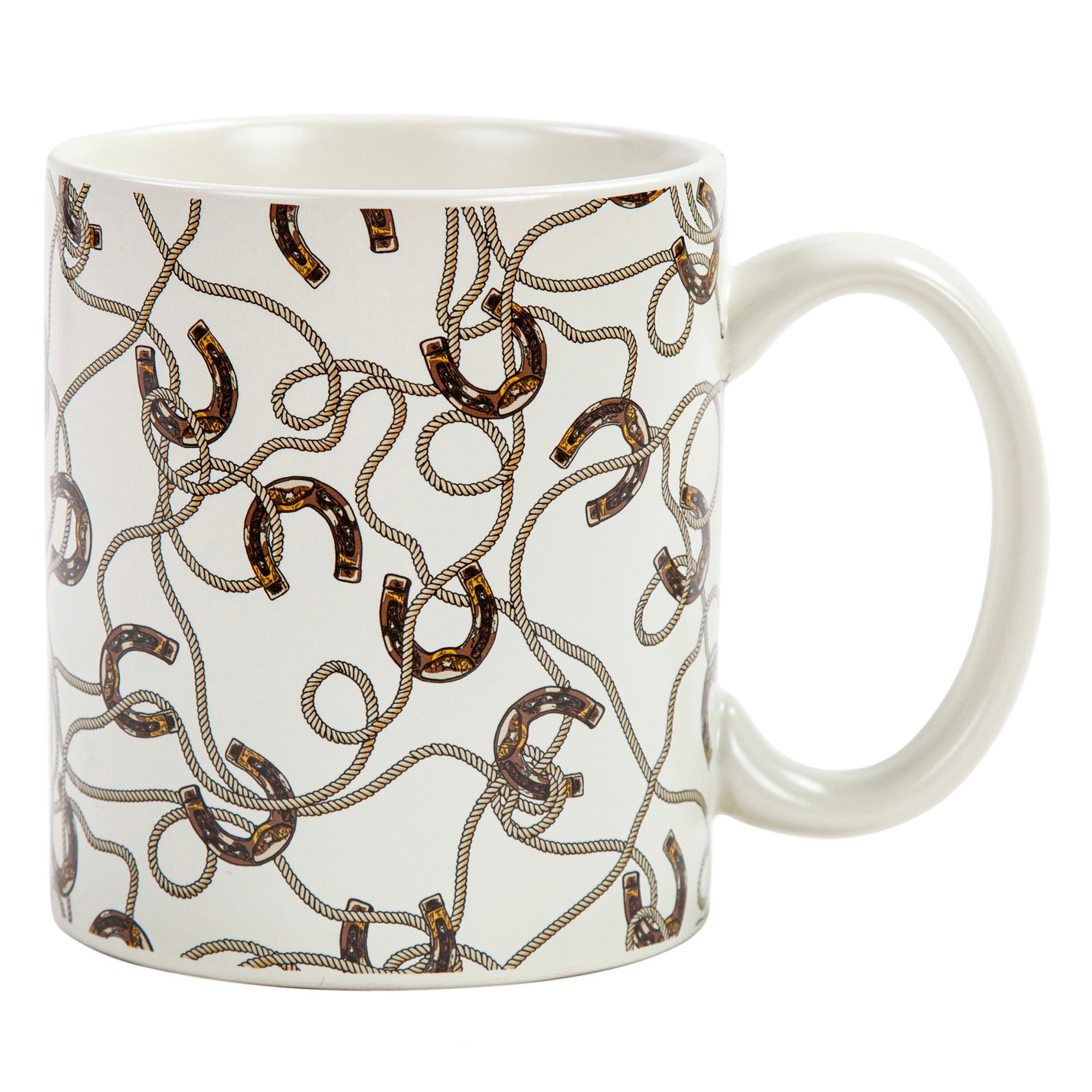 Pierre Equestrian Mug, Set of 4 Mug Set