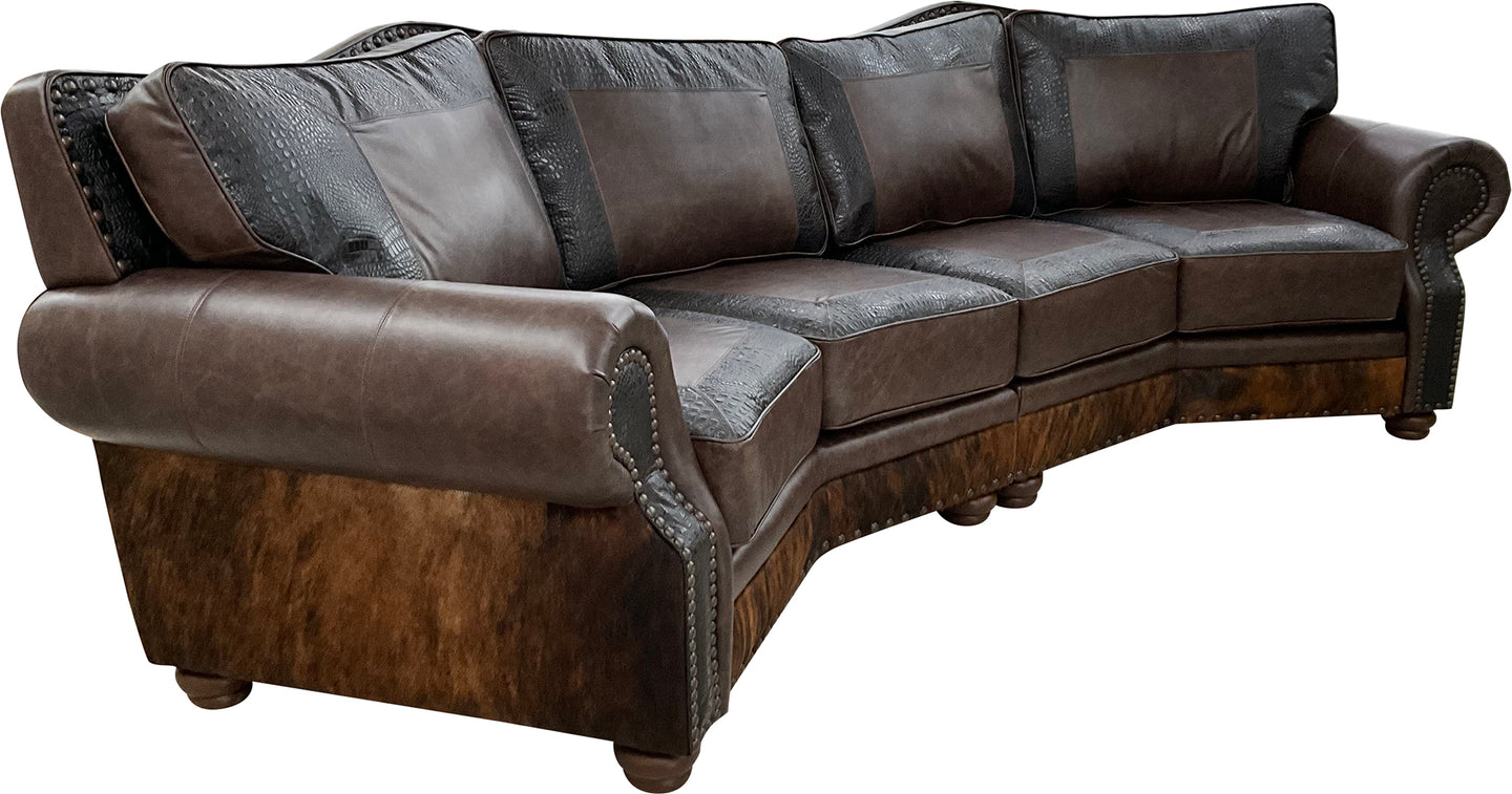 Wild Truffle Curved Sectional