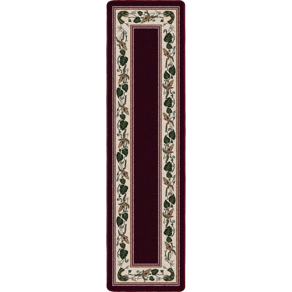 Image of an area rug, Three Sisters - Garnet