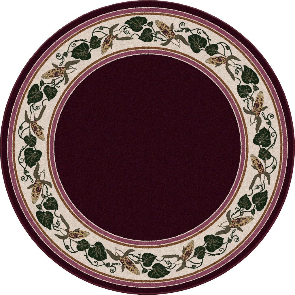 Image of an area rug, Three Sisters - Garnet
