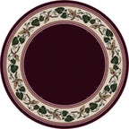Image of an area rug, Three Sisters - Garnet