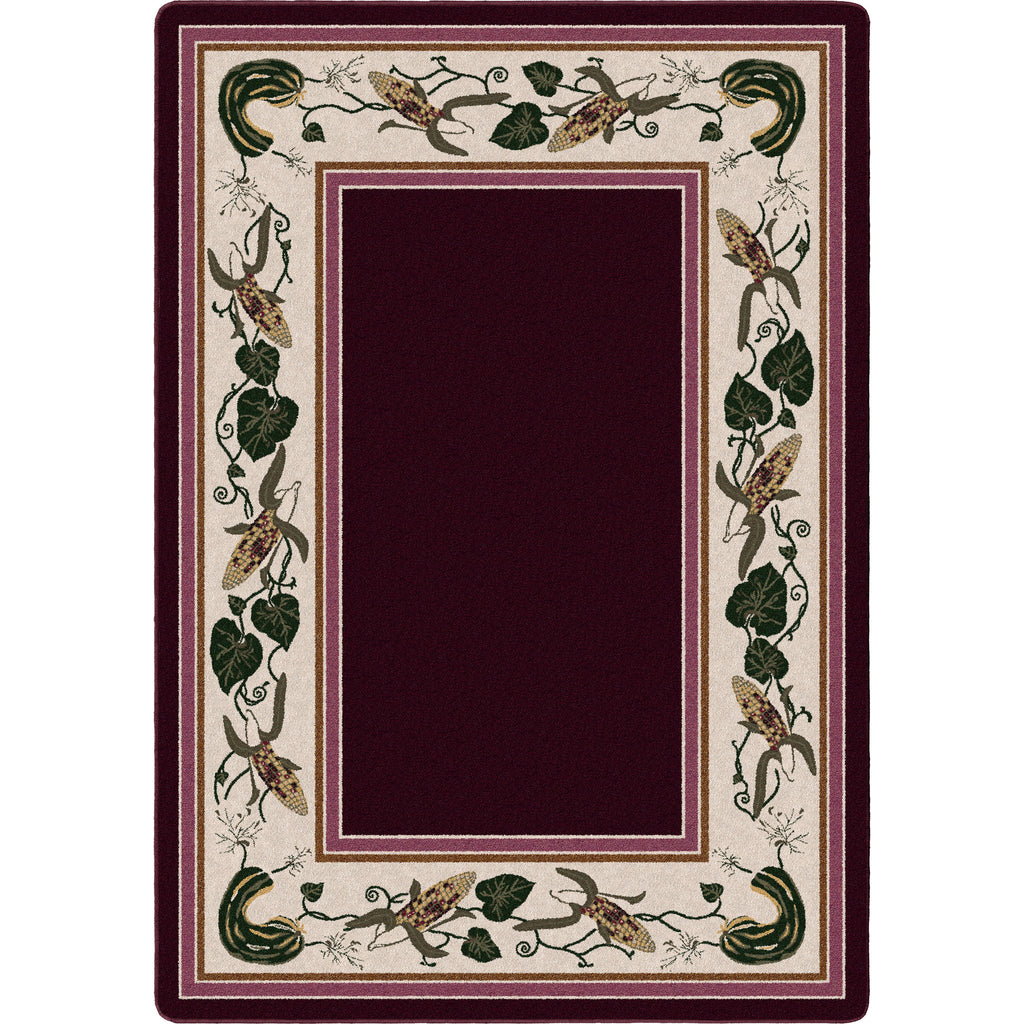 Image of an area rug, Three Sisters - Garnet