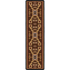 Image of an area rug, Thunderstorm - Brown
