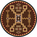 Image of an area rug, Thunderstorm - Brown