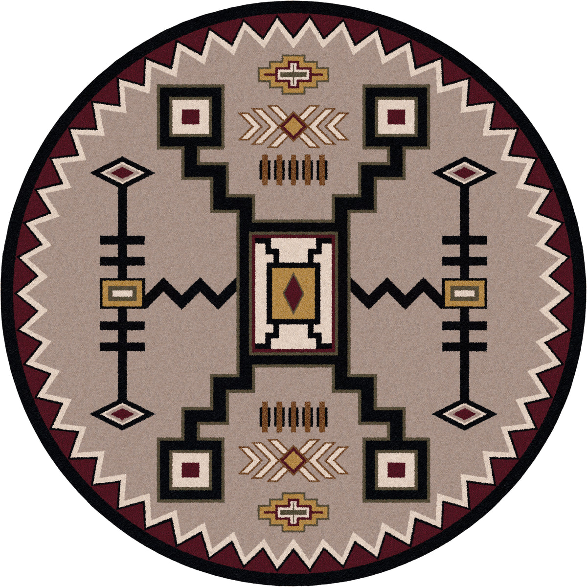 Image of an area rug, Thunderstorm - Mid