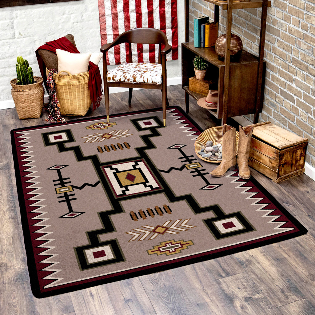 Image of an area rug, Thunderstorm - Mid