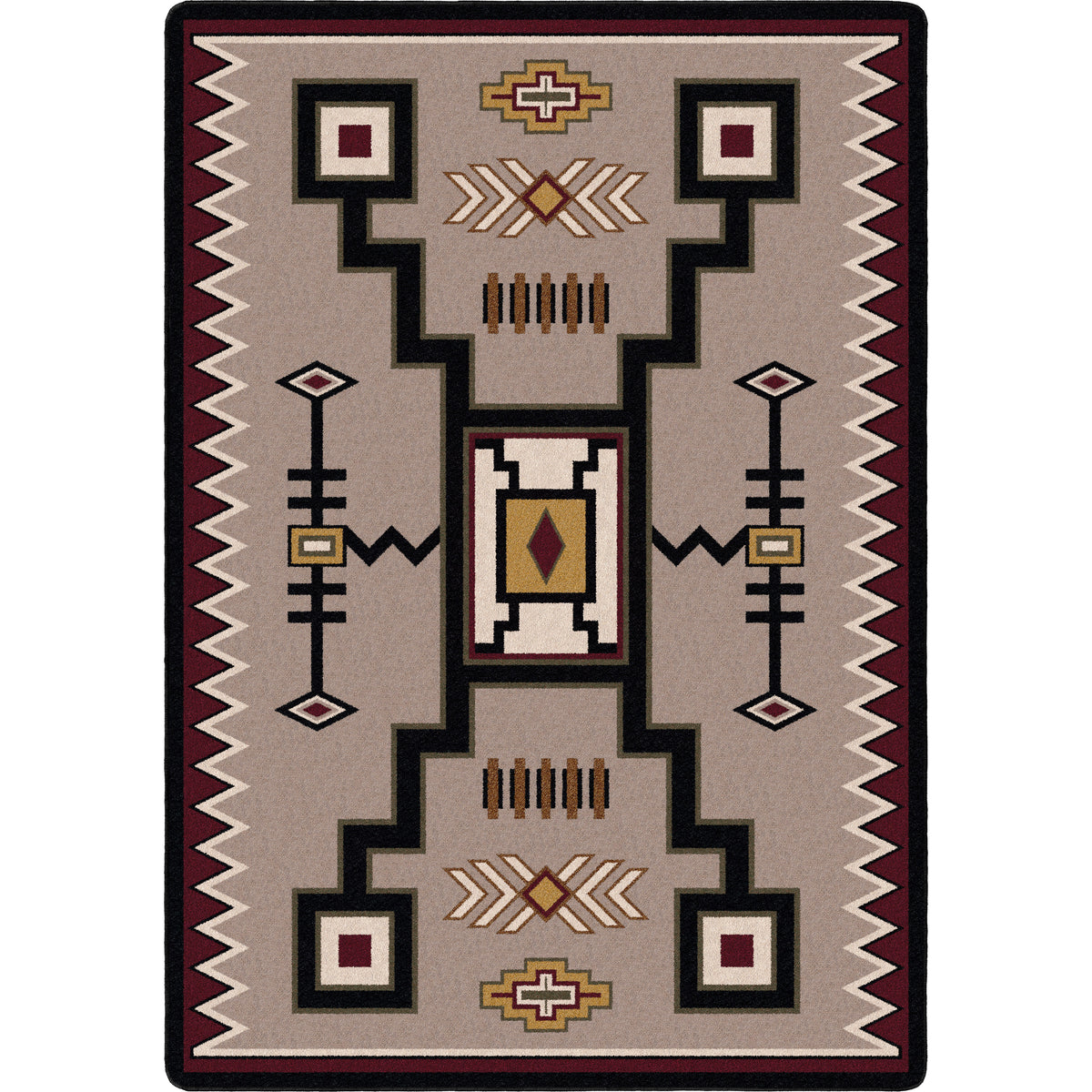 Image of an area rug, Thunderstorm - Mid