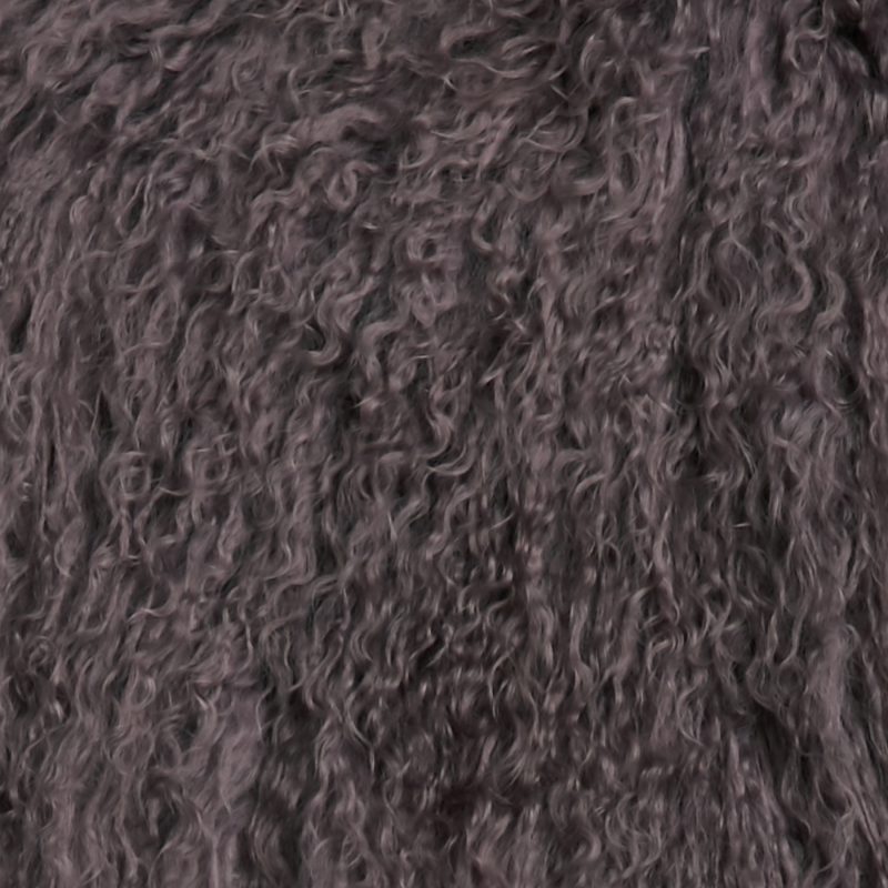 Lambskin or alpaca material swatch