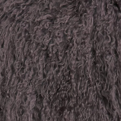 Lambskin or alpaca material swatch