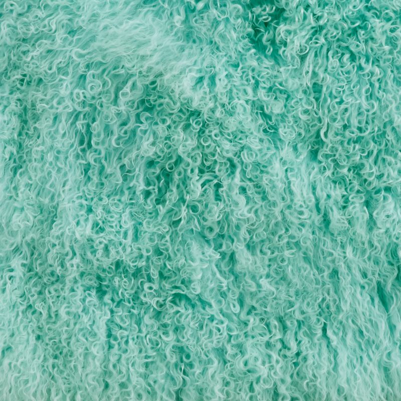 Lambskin or alpaca material swatch