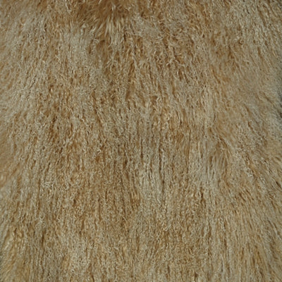Lambskin or alpaca material swatch