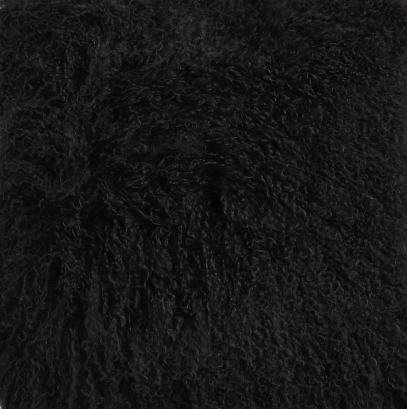 Lambskin or alpaca material swatch