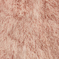 Lambskin or alpaca material swatch