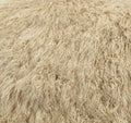 Lambskin or alpaca material swatch