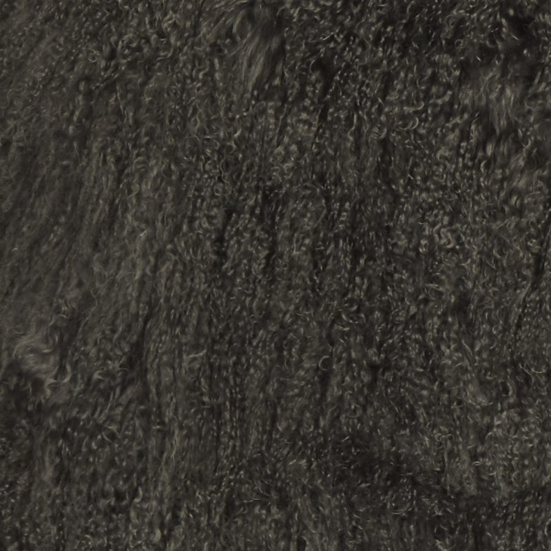 Lambskin or alpaca material swatch