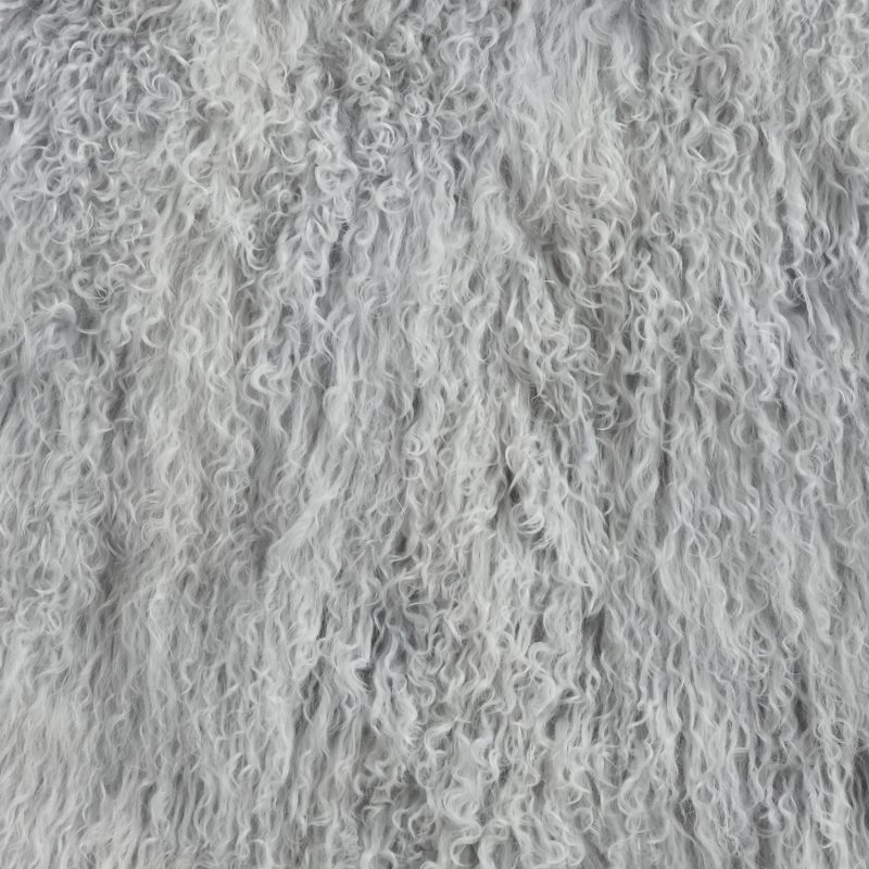 Lambskin or alpaca material swatch