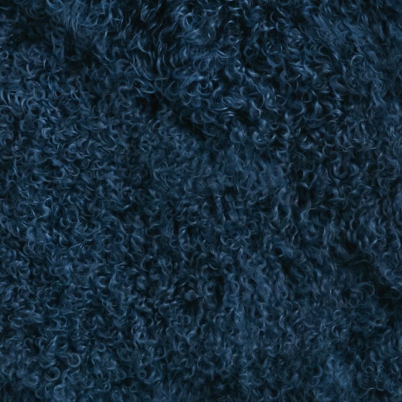 Lambskin or alpaca material swatch