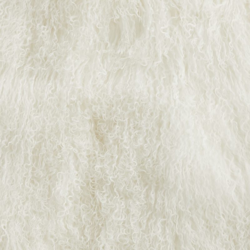 Lambskin or alpaca material swatch