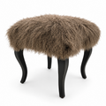 Tibetan Sheep Foot Stool - Pewter