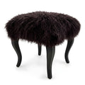 Tibetan Sheep Foot Stool - Chocolate Ottomans