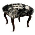 Tibetan Sheep Foot Stool - Monochrome Ottomans