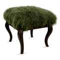 Tibetan Sheep Foot Stool - Olive Ottomans