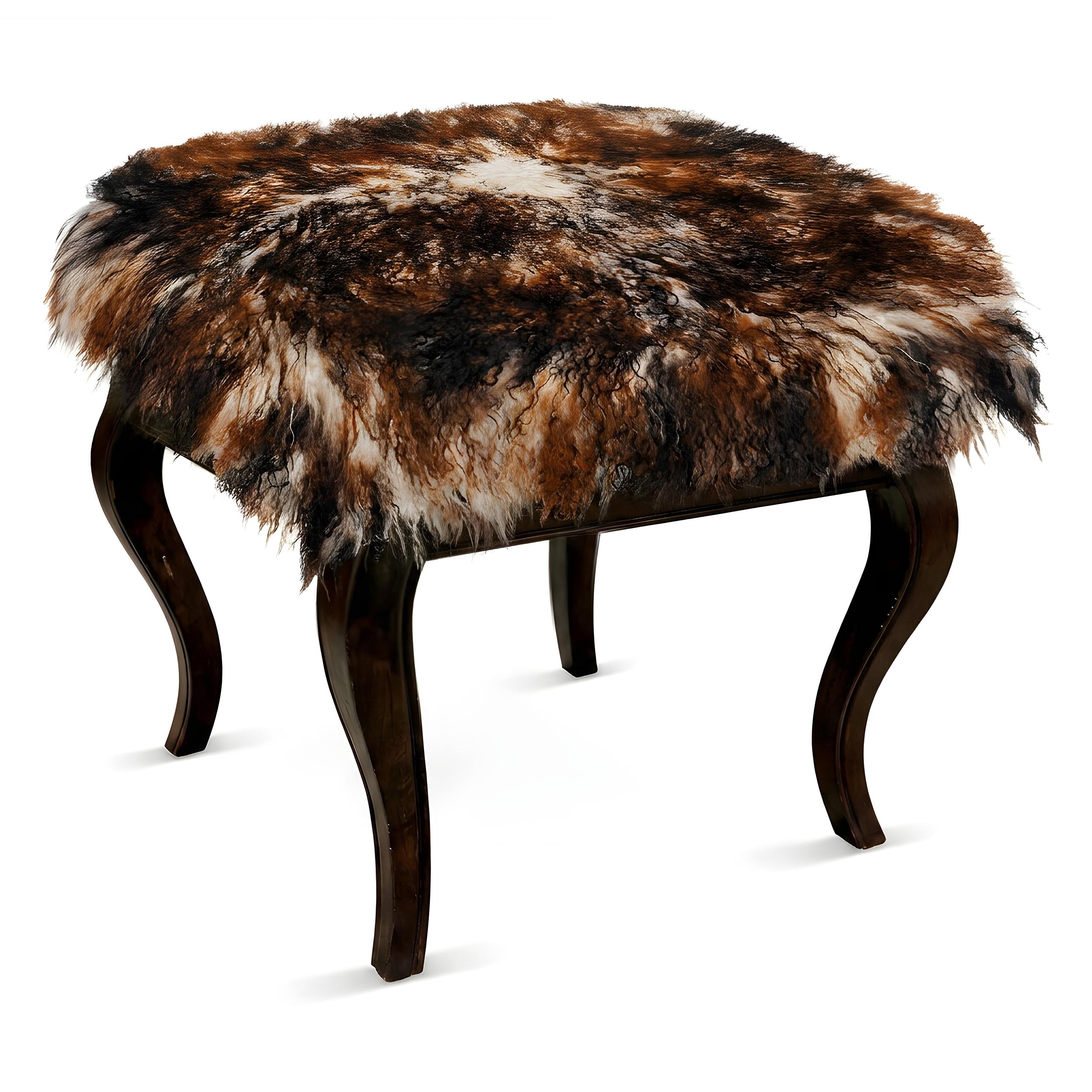 Tibetan Sheep Foot Stool - Rust Tipped
