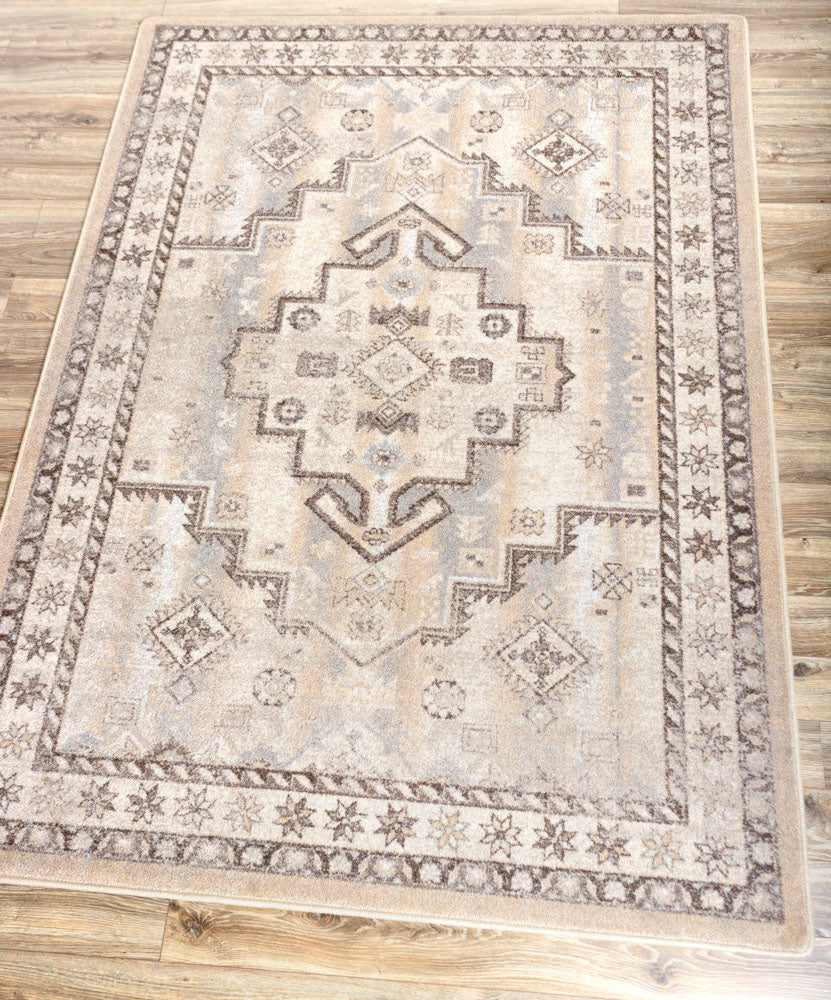 Image of an area rug, Torn - Natural