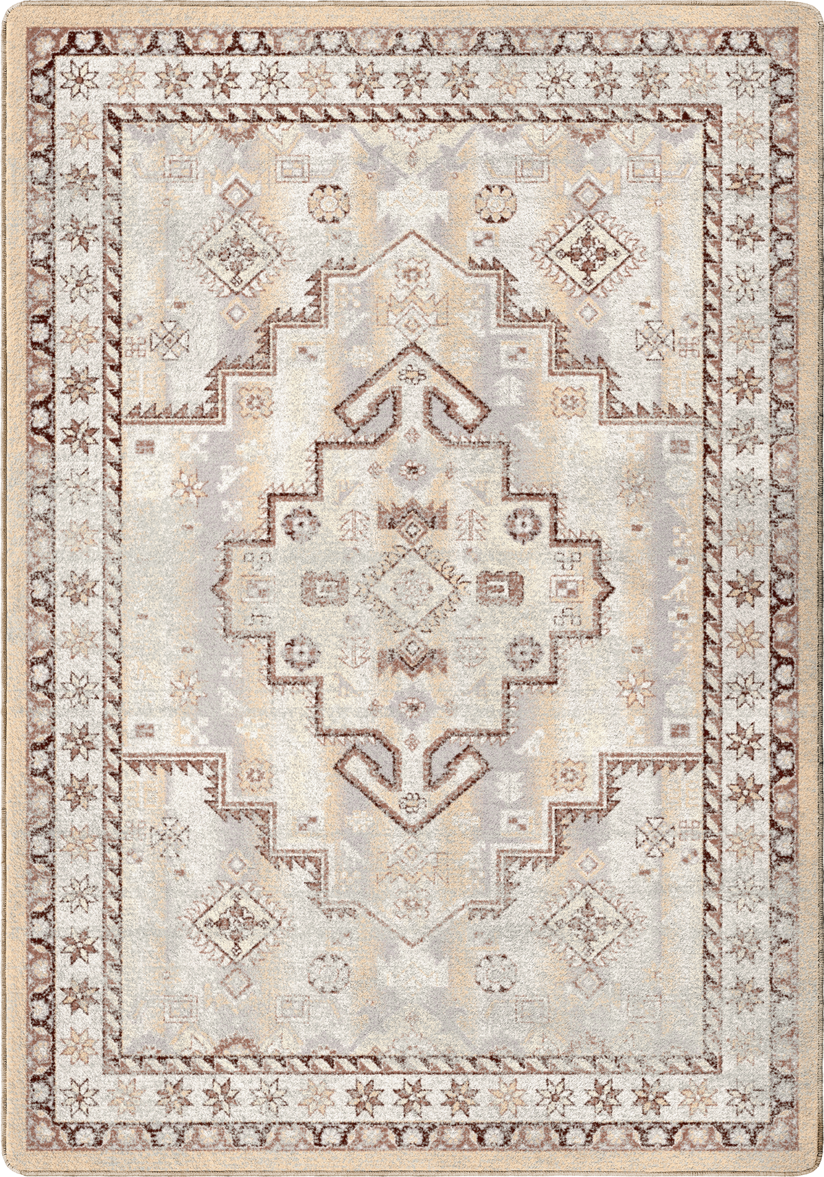 Image of an area rug, Torn - Natural