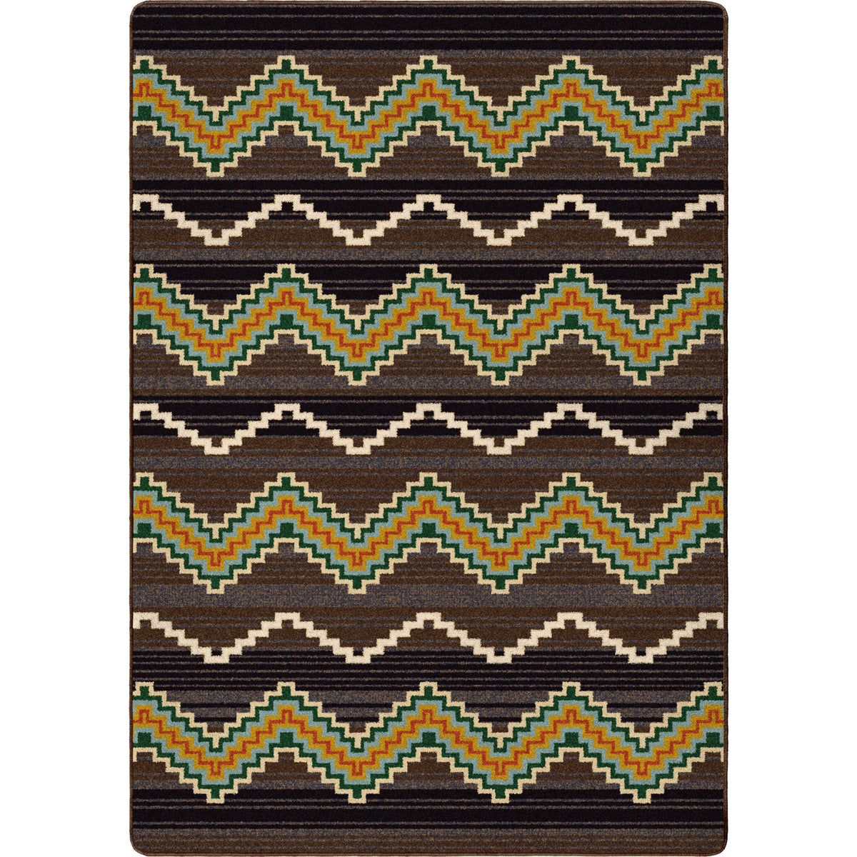 Image of an area rug, Trapper - Brown