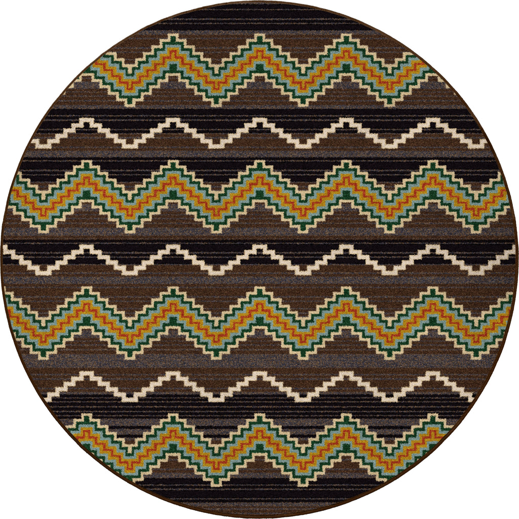 Image of an area rug, Trapper - Brown
