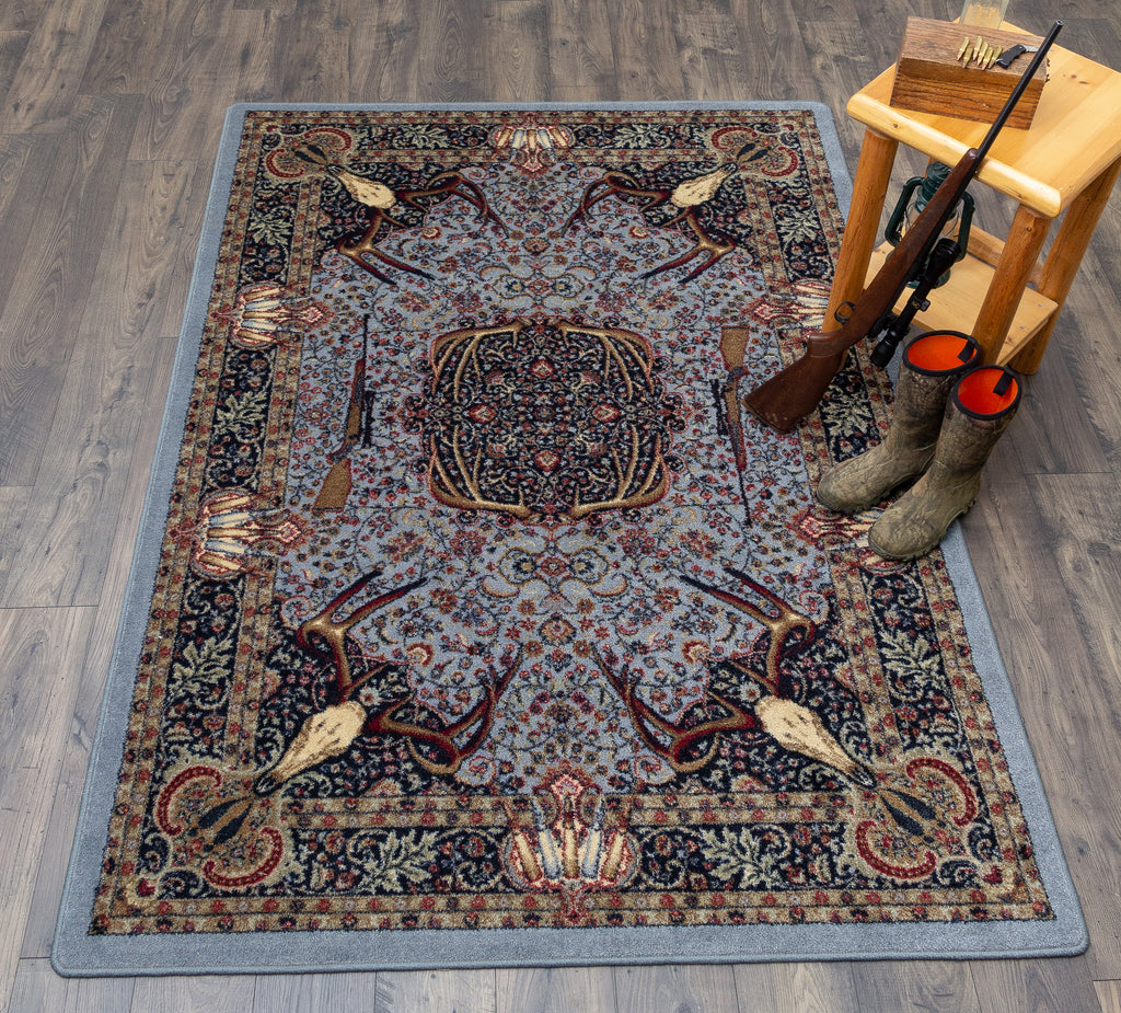 Image of an area rug, Trophy Room - Blue