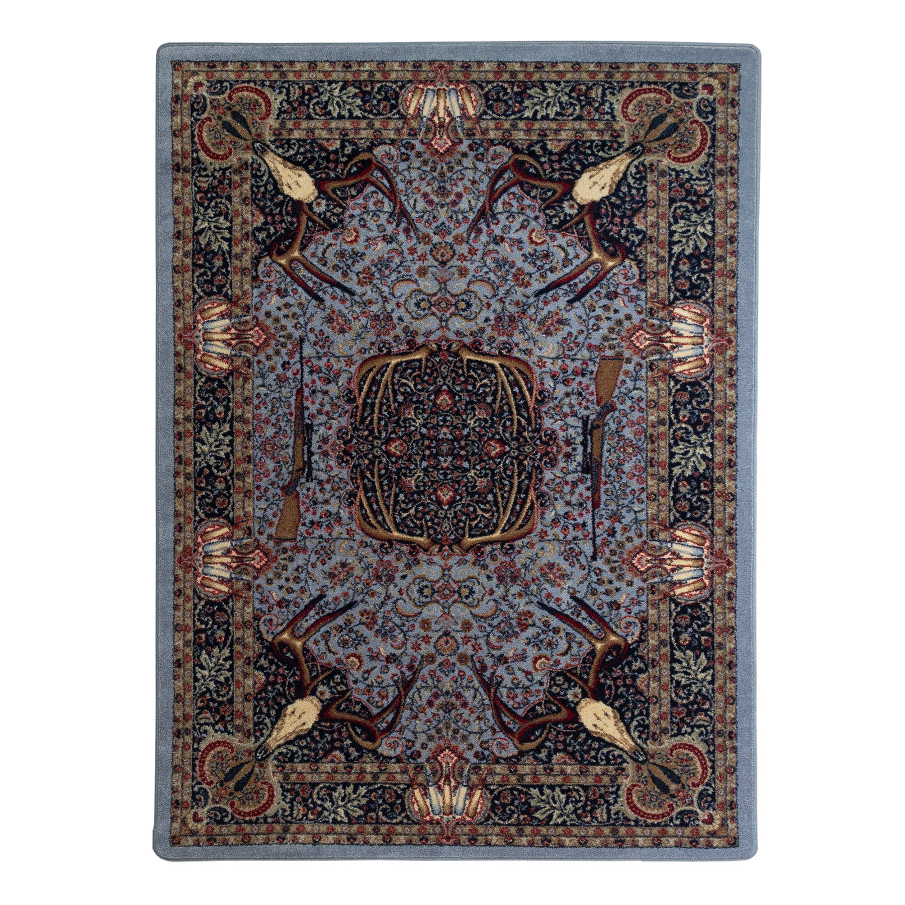 Image of an area rug, Trophy Room - Blue