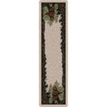 Image of an area rug, Twin Bears - Green (also see as Taupe)