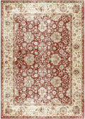 Vintage Thebes Red Area Rug