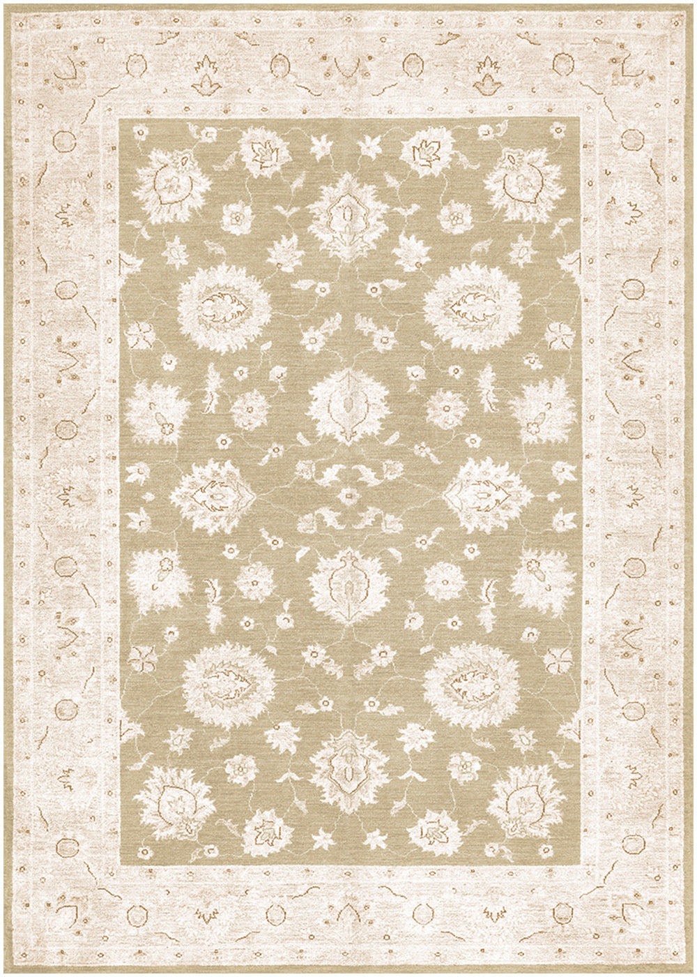 Vintage Zagora Beige Area Rug