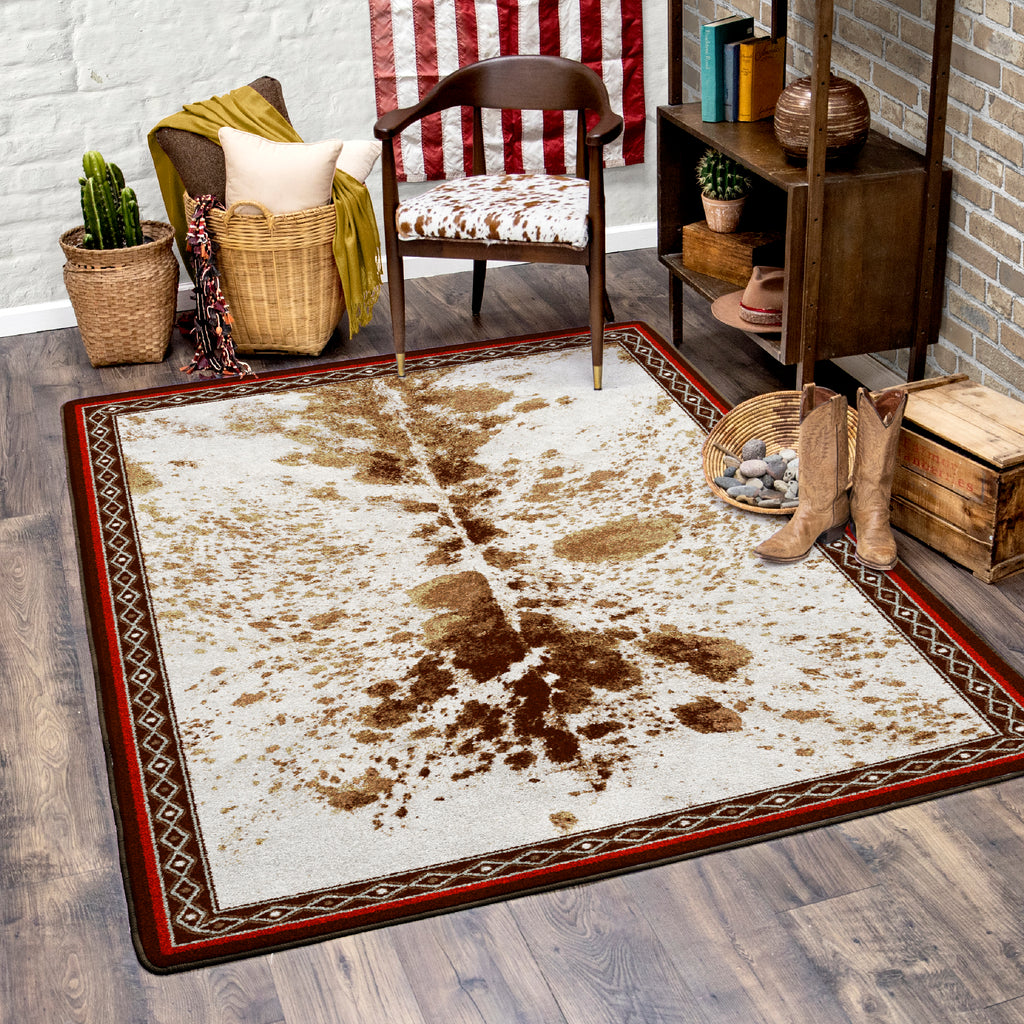Image of an area rug, Vaquero - Spotted Brindle