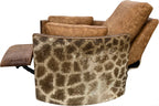 Giraffe Wild Exotic Safari Swivel Recliner