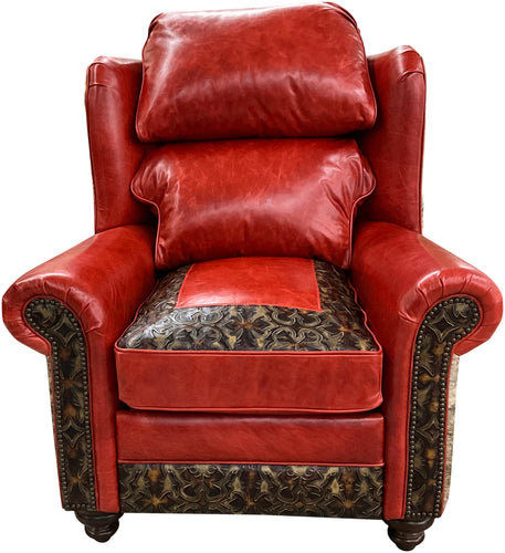 Red Rocks Oversized Wingback Recliner