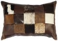 Patchwork Hair on Hide Pillow - 12x18