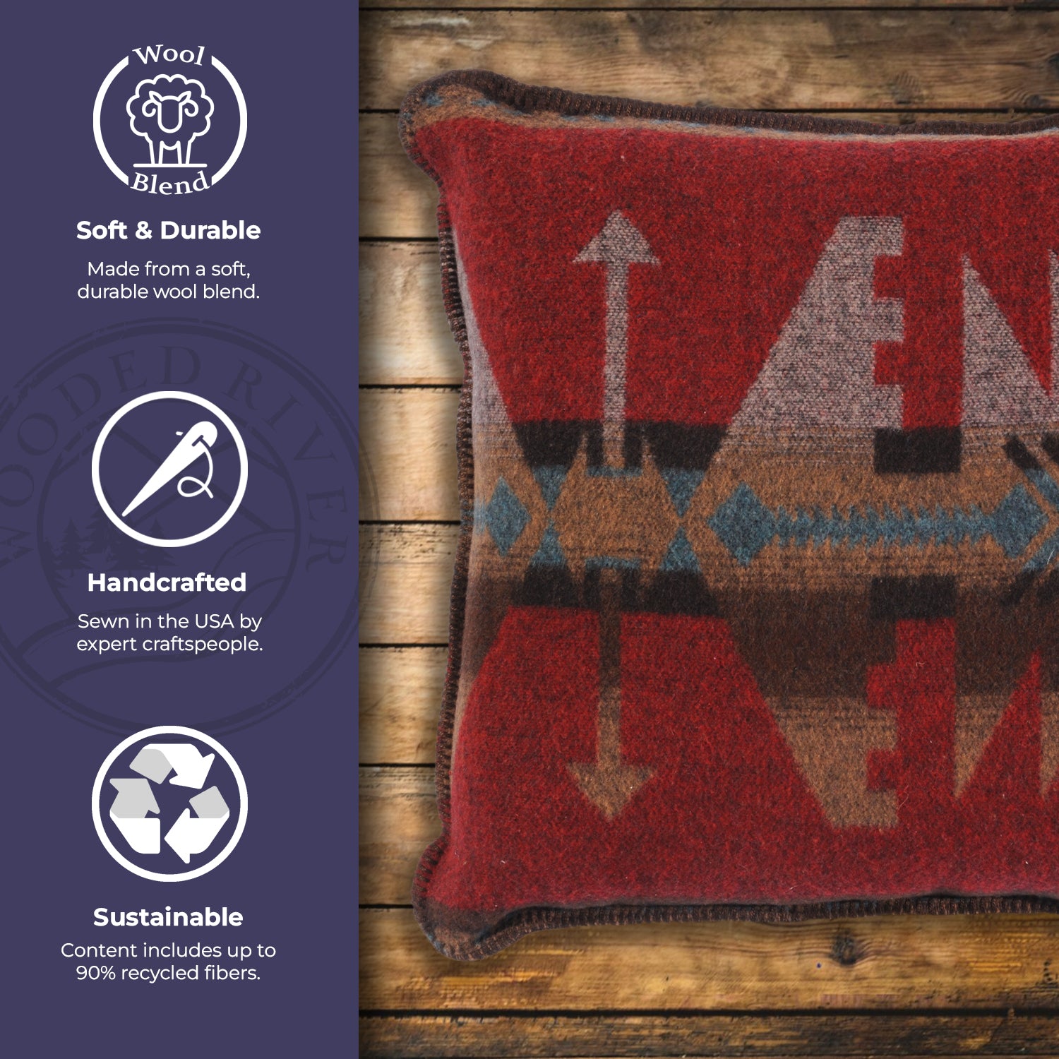 Yellowstone III Pillow - 20x20