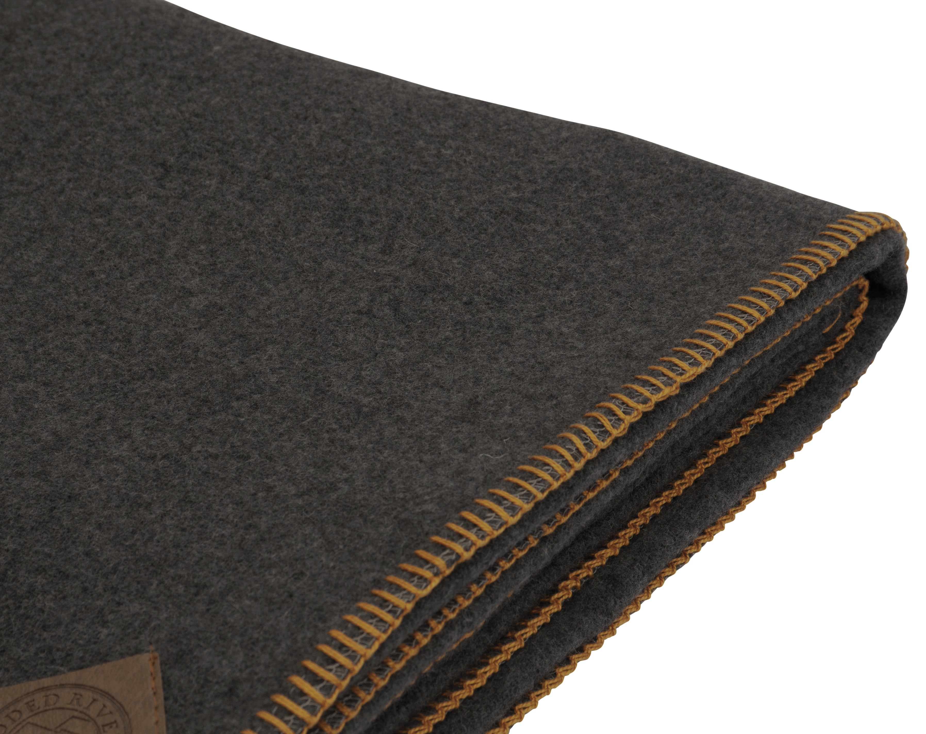 Solid Greystone Gold Throw