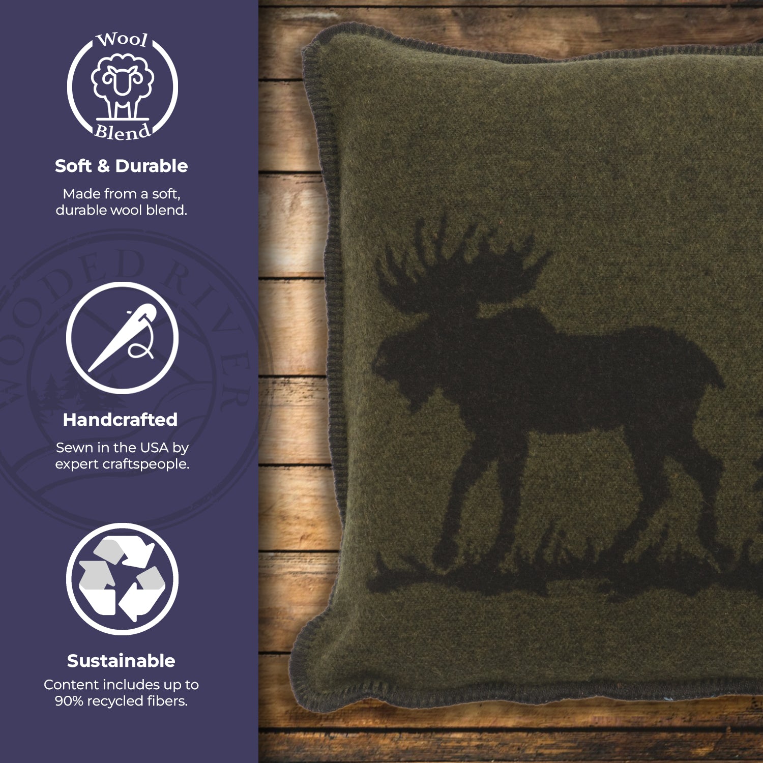 Moose I Pillow - 20x20