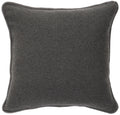 Solid Greystone Euro Sham - 26"x26"