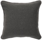 Solid Greystone Euro Sham - 26"x26"