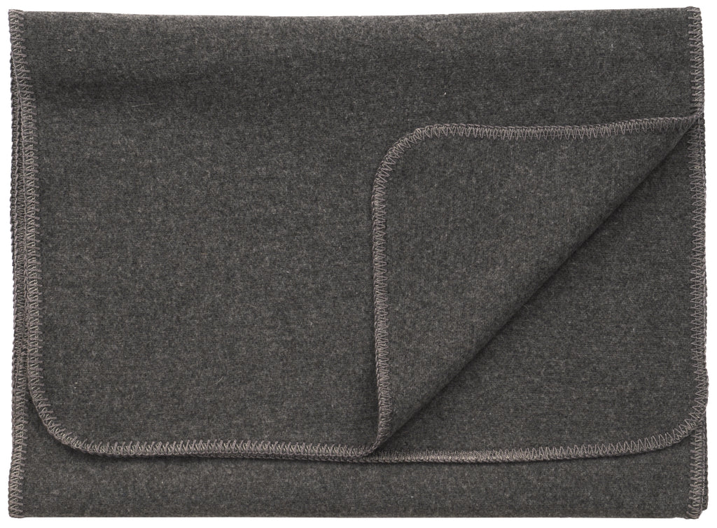 Solid Greystone Bed Scarf