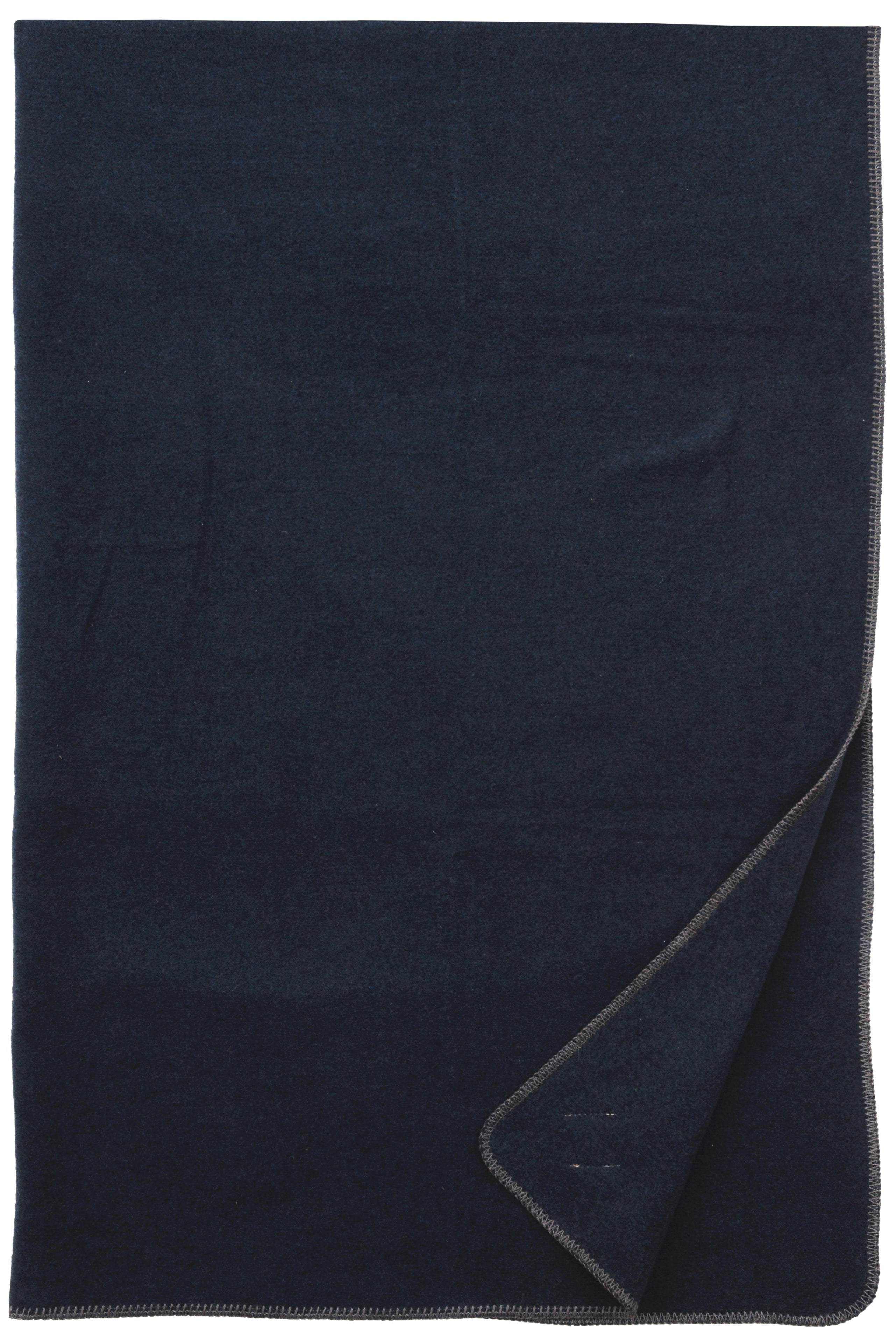 Solid Midnight Throw