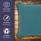 Solid Turquoise Pillow - 20x20